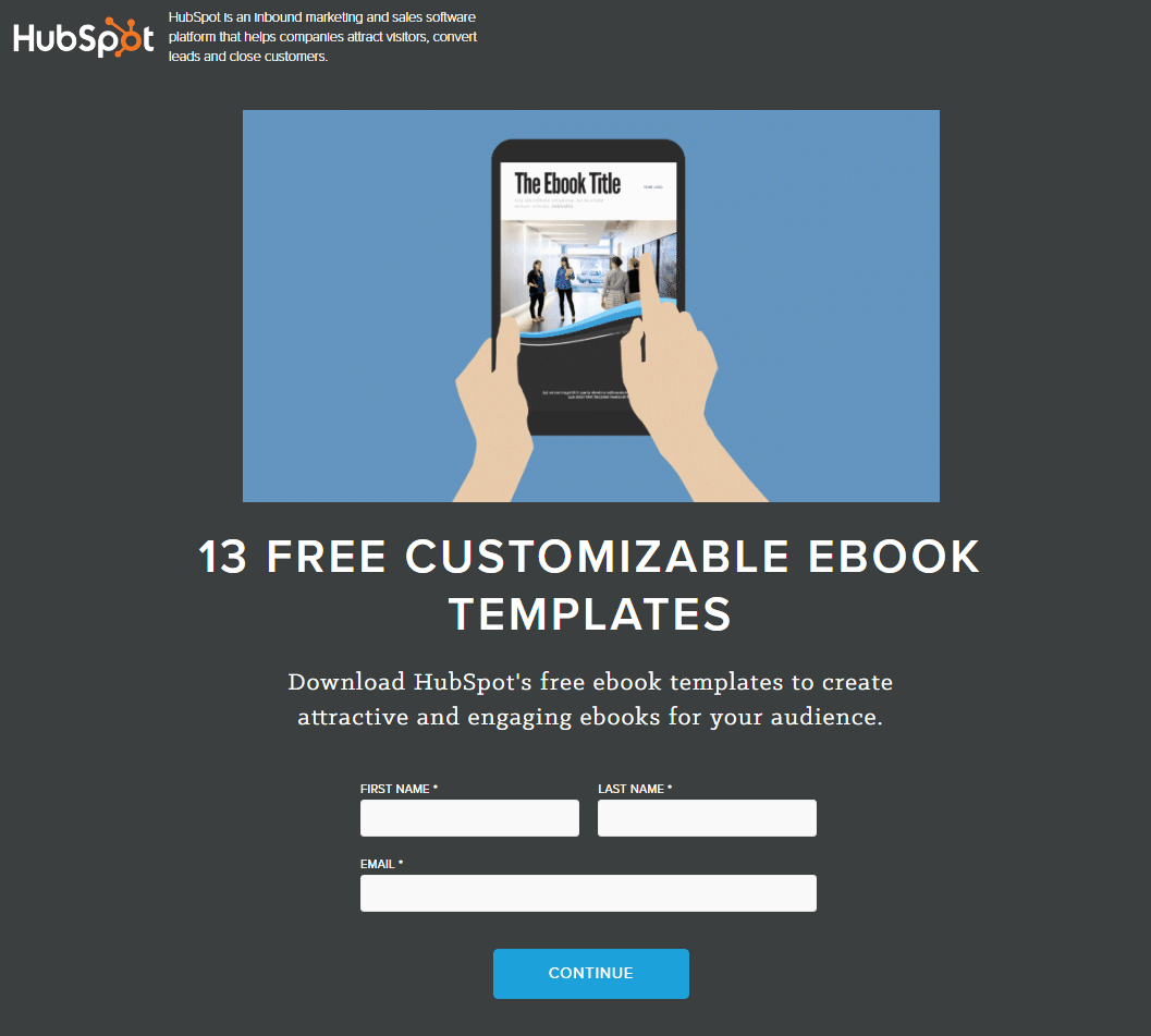 e0d6de87 hubspot ebook templates landing page