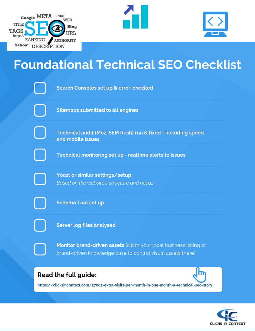 Foundational technical seo checklist